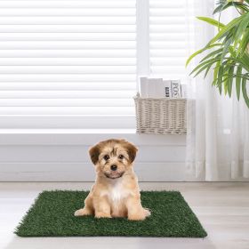 Dog Grass Mat,Indoor Potty Training, Pee Pad for Pet----Two pieces - As Picture