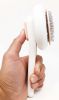 Pet Life 'Concepto' Modern Bristle Grooming Pet Deshedder Comb - Pink