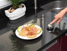 Stainless Steel Desktop Reception Desk Service Servant Bell  - Black