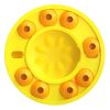 Dog Pets Puzzle Toys Slow Feeder Interactive Increase Puppy IQ Food Dispenser Slowly Eating NonSlip Bowl Pet Dogs Training Game - Green Roulette