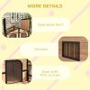 Dog House- Natural Wood - as picture